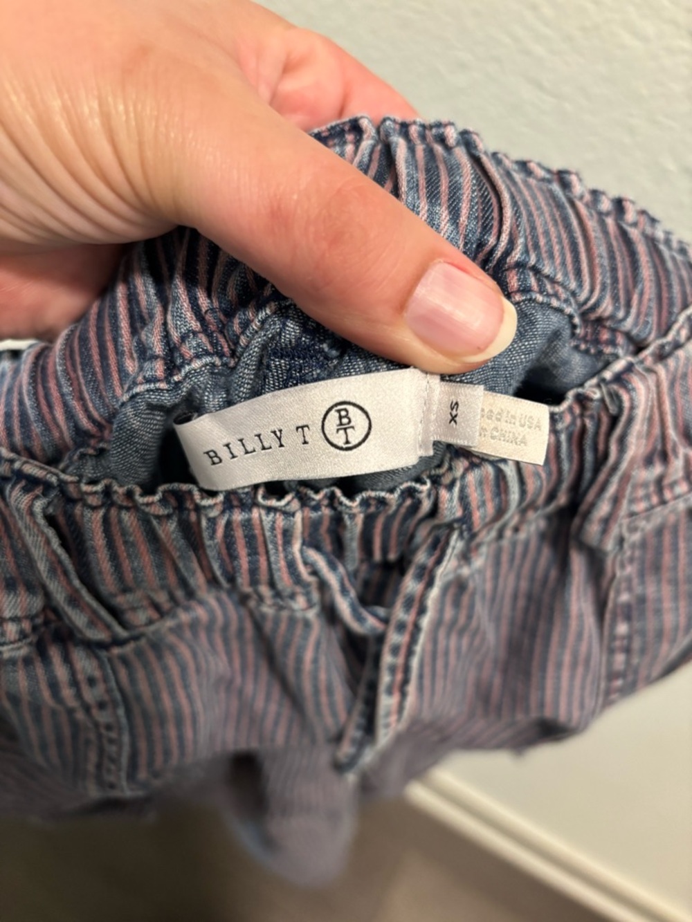 Billy T Soft Stripe Cargo Pants, size XS - Picture 9 of 9